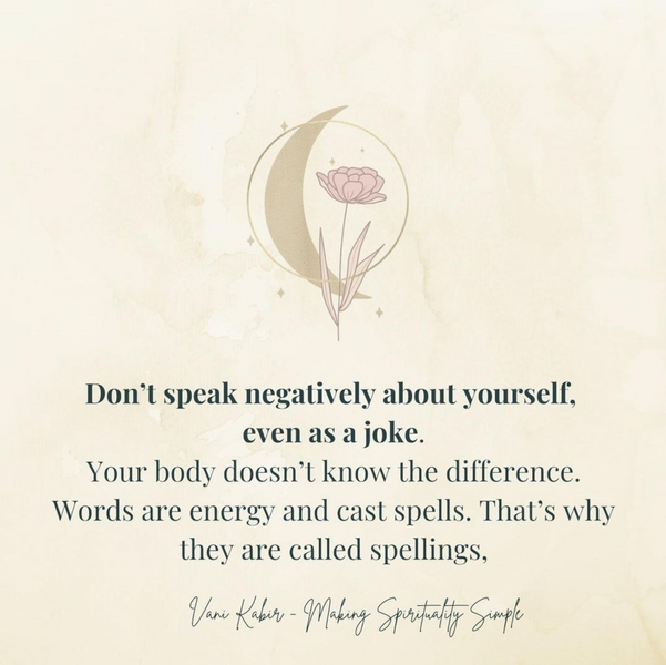 Words Are Energy And Cast Spells